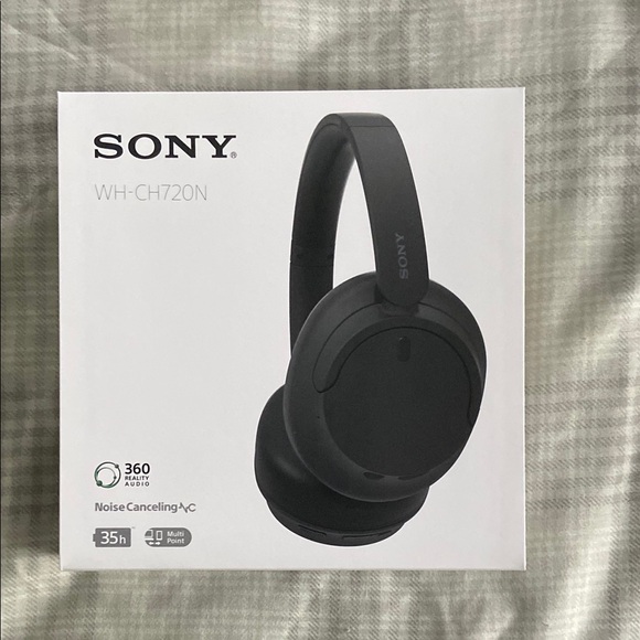 Sony WHCH720N Bluetooth Wireless Noise-Canceling Headphones—Brand New, Unopened - Picture 1 of 7